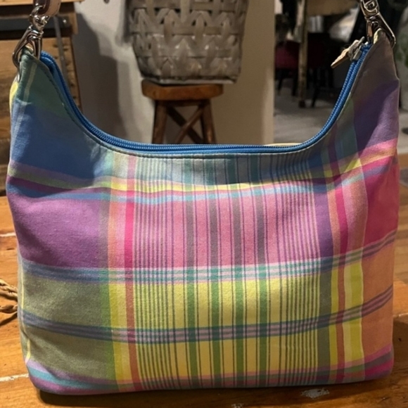 👛🛍Vintage Ralph Lauren Plaid Purse 👛 🛍 - Picture 3 of 7